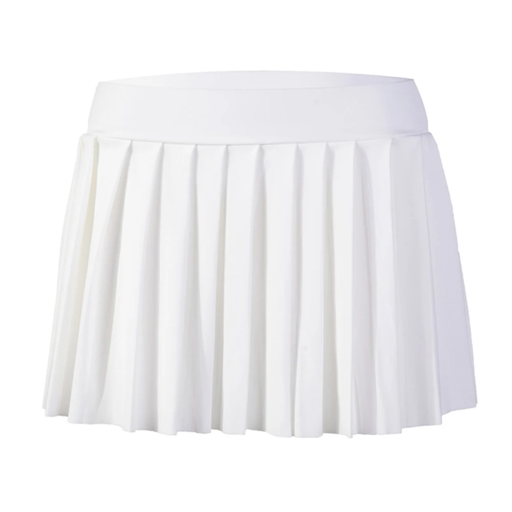 Pleated Mini Skirt Skirt Black Light Gray Navy Blue Pink Polyester S-XL Shopping Shopping And Other Occasions.