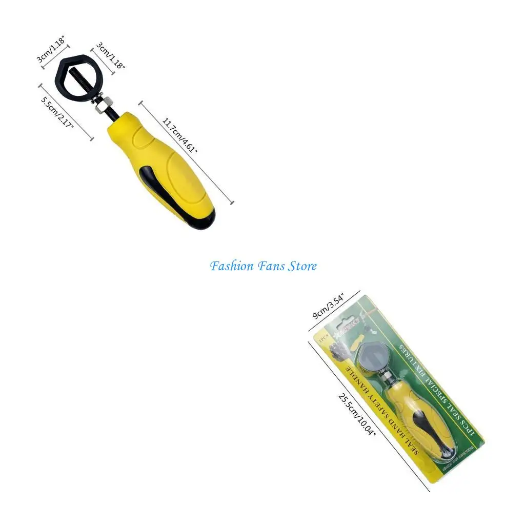 

Steel Print Holder On Safey Handle DIY Jewelry Making Tool Hand Protector