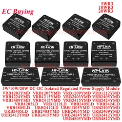 DC-DC 20W/10W/5W Isolated Regulated Power Supply Module 48V/24V/12V to 3.3V/5V/9V/12V/15V/24V URB4812YMD VRB1205YMD URB2412YMD