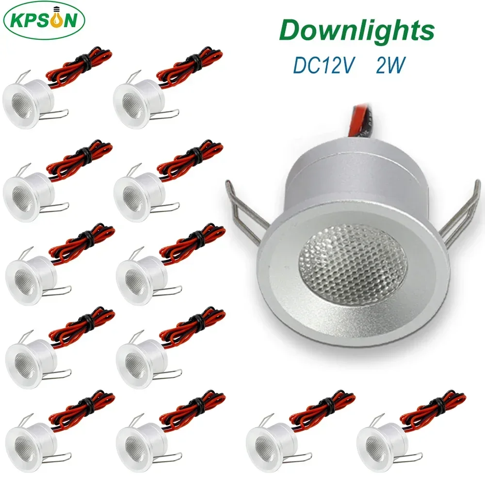 

IP65 2W Mini LED Downlight DC12V Spotlight Indoor Led Lights For Room Focos Ceiling Spot Lamps Corridor Stair Cabinet Lighting