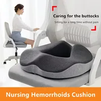 Memory Foam Donut Seat Cushion for Hemorrhoids, Sciatica, Tailbone, Bed Sores – Pain Relief for Office, Travel, and Home 1