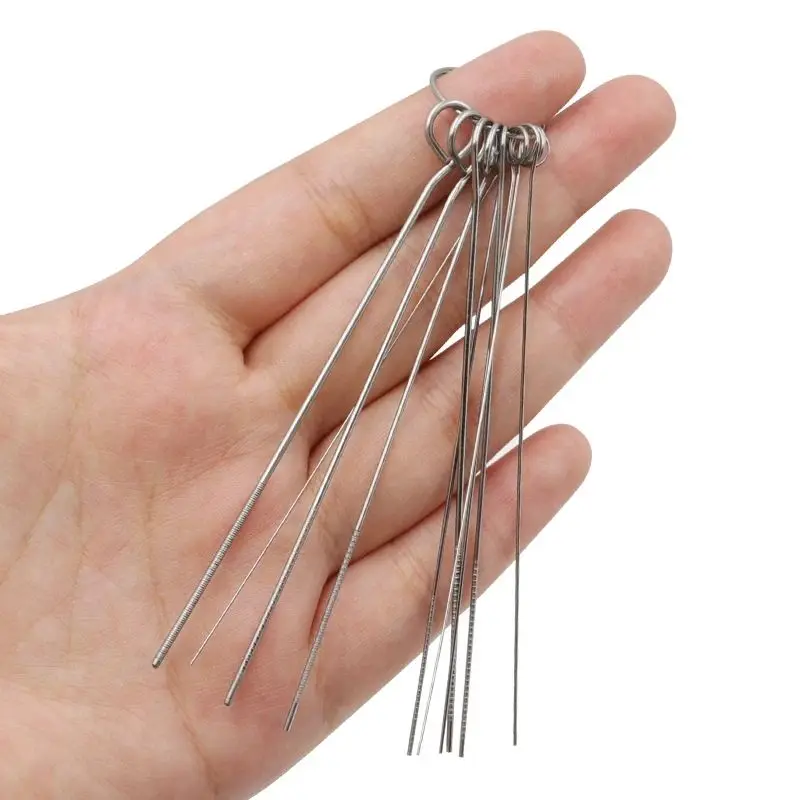 Stainless Steel Needle Shower Head Cleaning Brush Set, Suitable for Multi Size Shower Heads,bathroom Accessory Cleaning Tools view 2