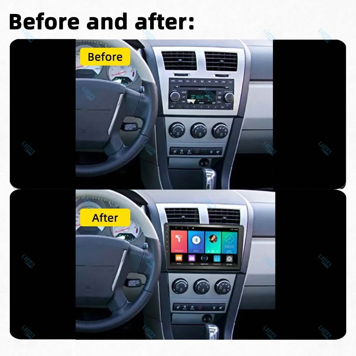 2 Din Android Car Radio Stereo for Dodge Avenger 2007-2014 GPS WIFI Navigation Autoradio Car Multimedia Player Head Unit Audio