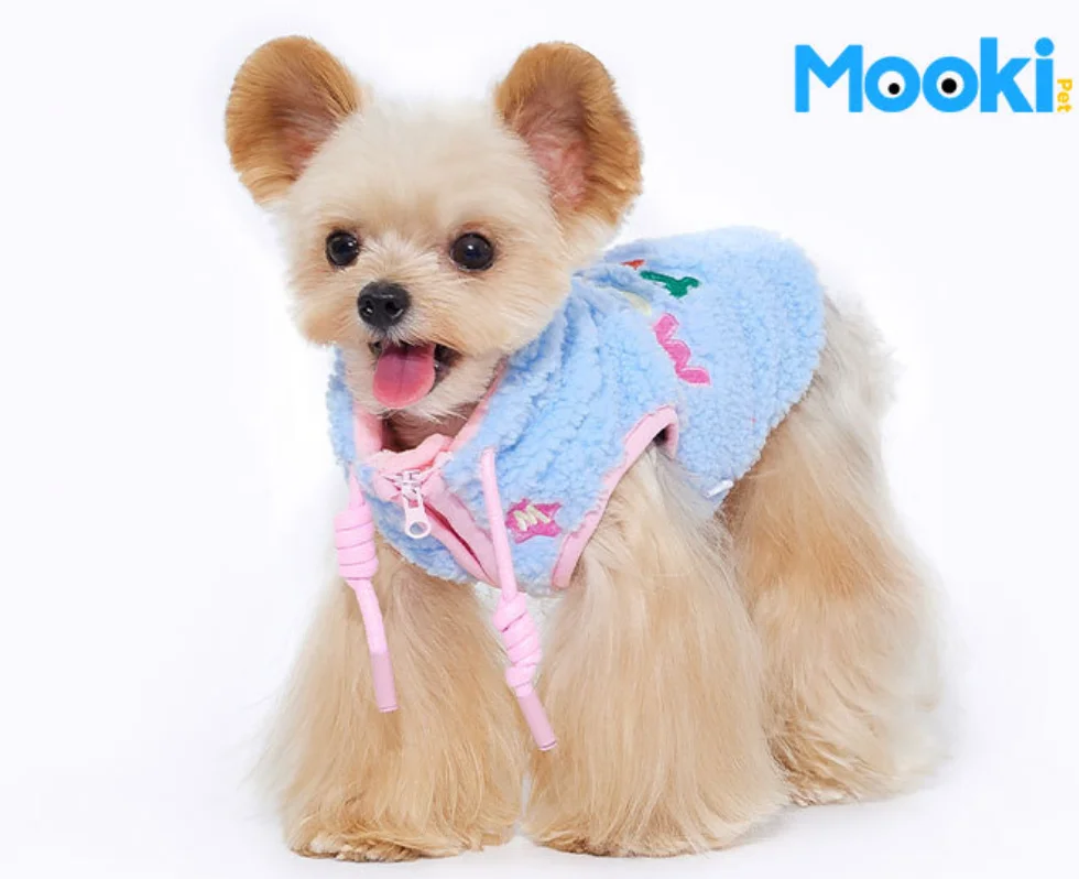 Warm Windproof Monochromatic Dog Coat, Cotton Designer Clothes for Large Dogs, Puppy Accessories, Winter