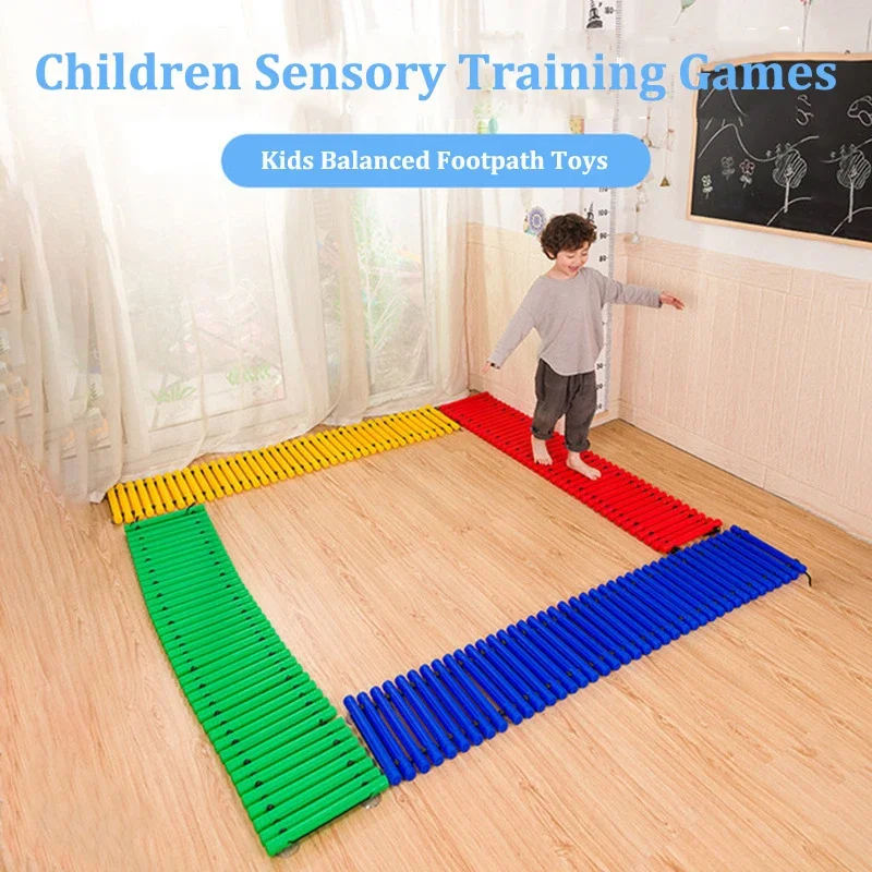 Children Sensory Training Kids Toy Sports Balanced Footpath Tactile Board Physical Equipment Toys Children Outdoor Games