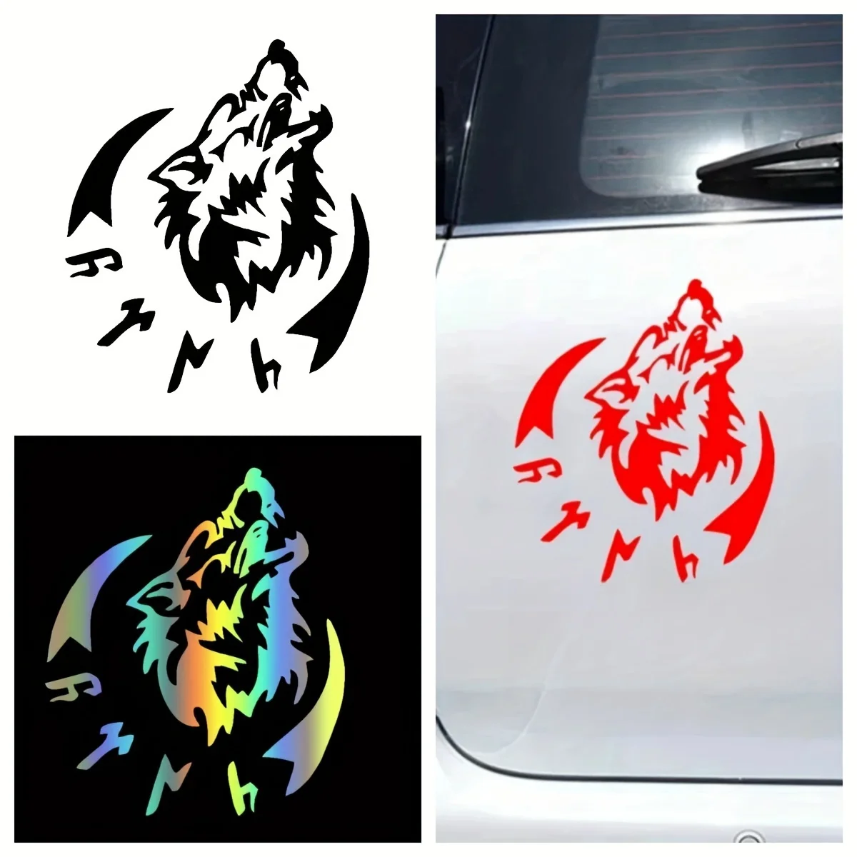 Interesting Wolf Car Stickers for Vehicles And Motorcycles External Additions Vinyl Decals for Car Styling And Laptop Decoration