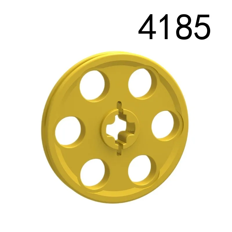 

10 шт. 4185 детали для строительных блоков, 24 мм, шкив, аксессуары для игрушек, детали для сборки, колеса для головоломок