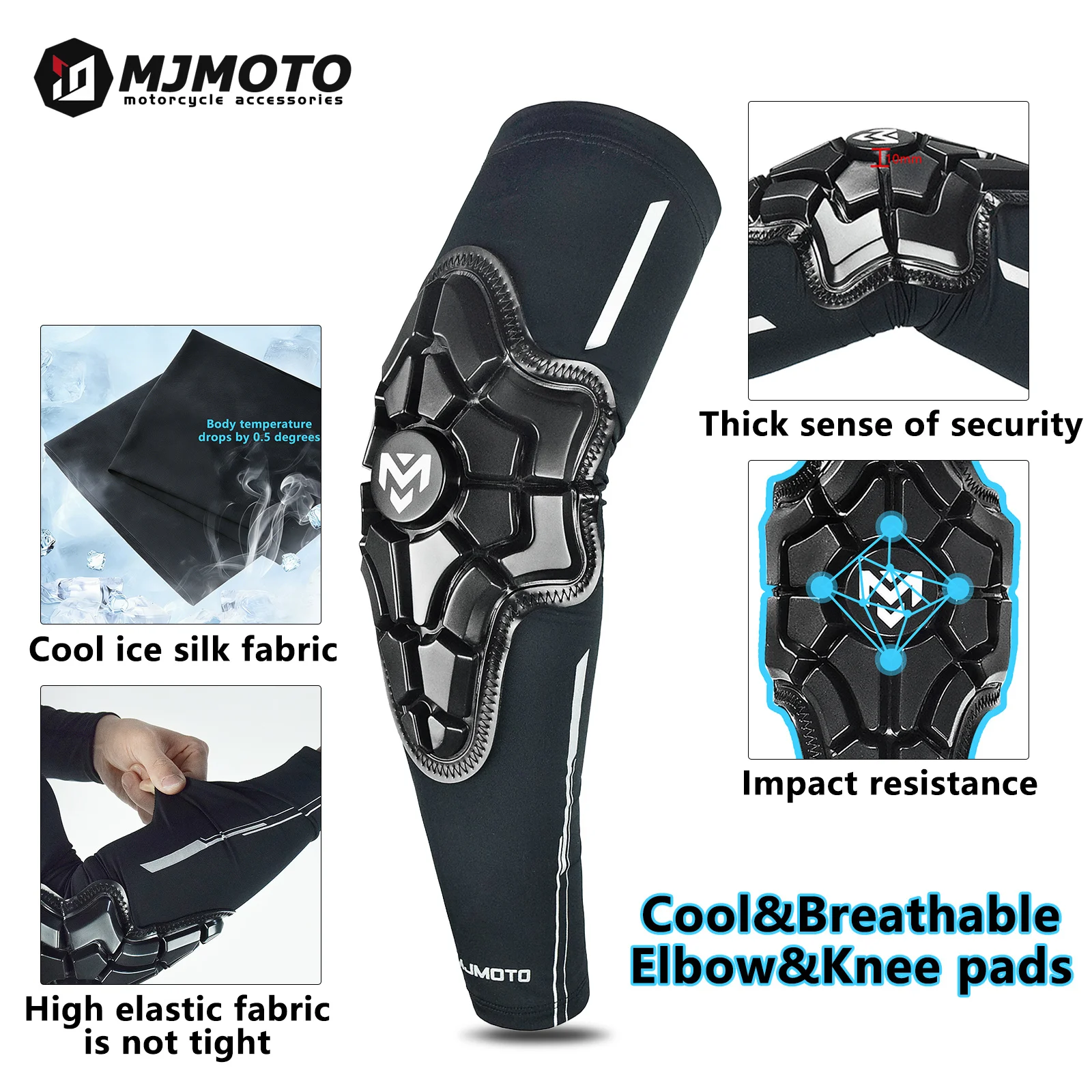 Protetores de cotovelo e joelh - Mountain Biking Knee Pads avaliação e preço