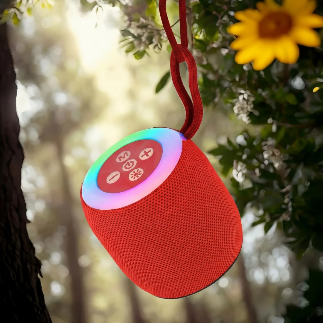 

Портативная Bluetooth-колонка с LED-подсветкой, улучшенными басами, для путешествий, спорта, вечеринок, велопрогулок