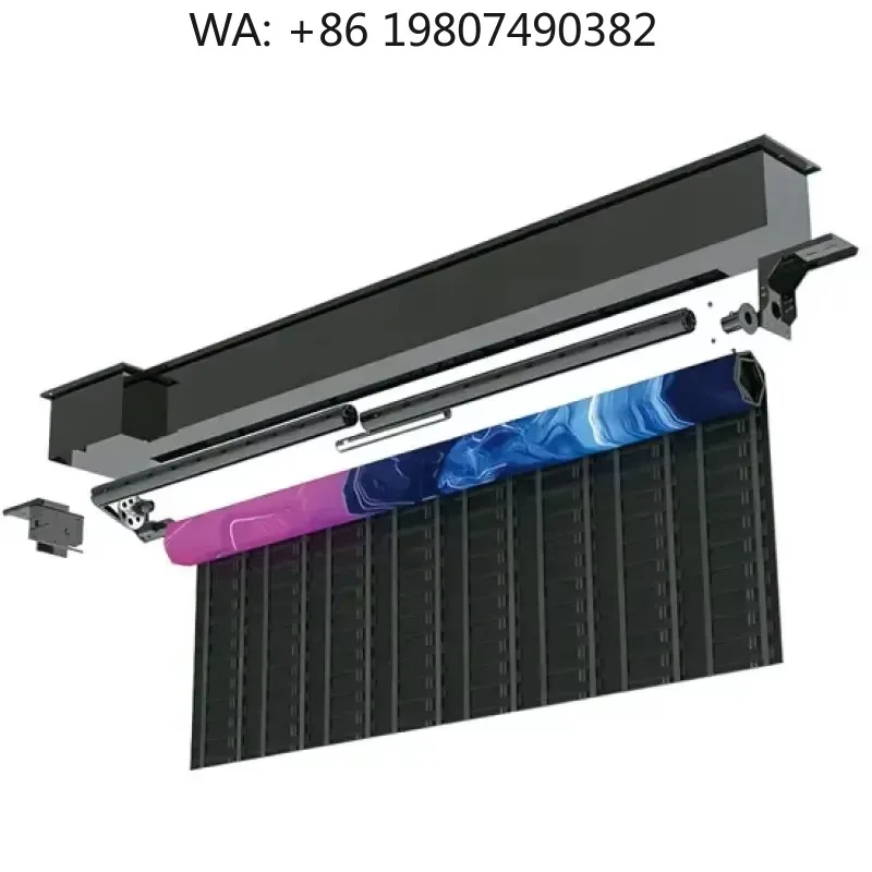 High Brightness Rollable LED Screen, IP65 Protection Grade, Flexible Rolling Panel for Indoor Mobile Display Use