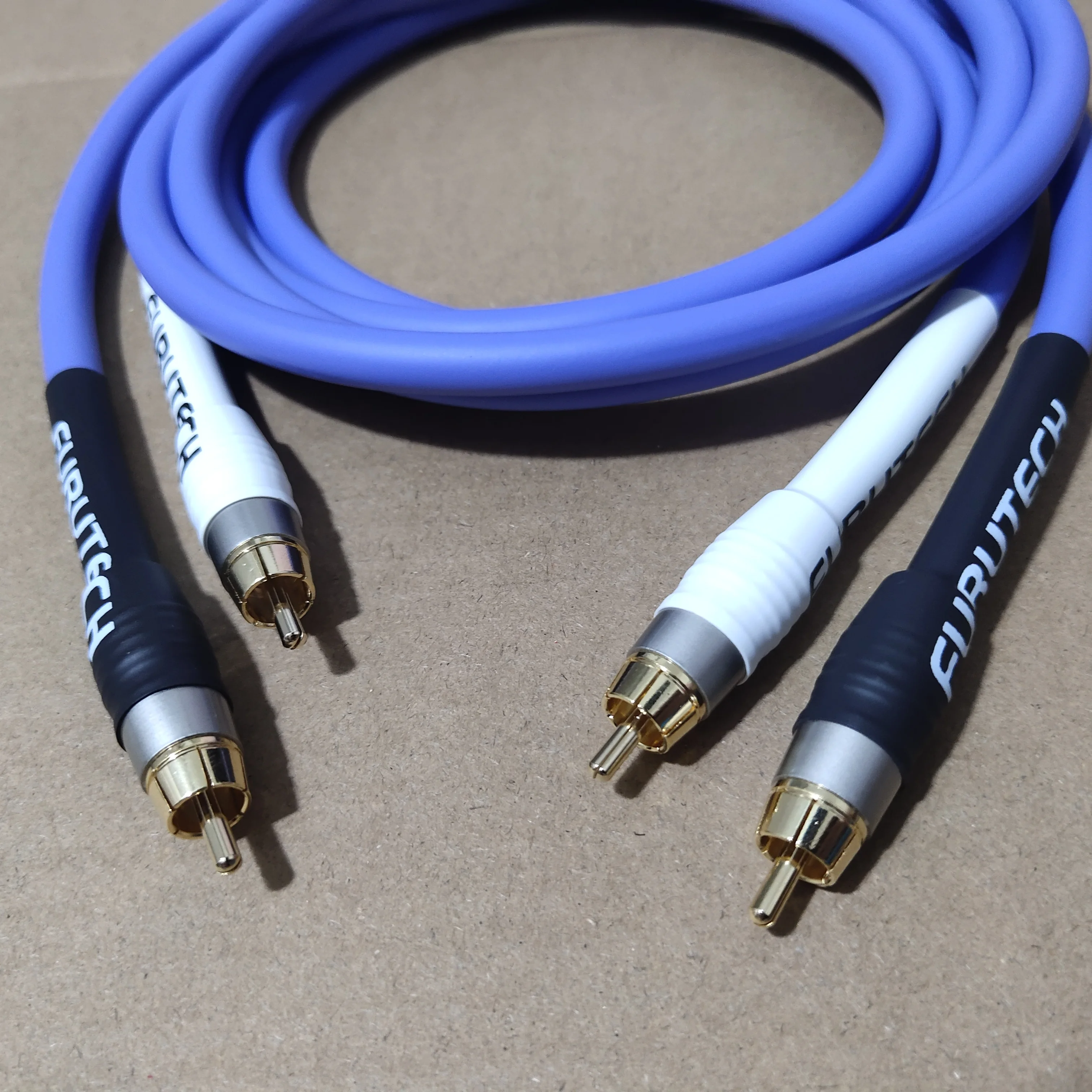 FURUTECH New FA-αS22 audiophile grade double lotus RCA audio cable Built-in RCA female socket dedicated plug