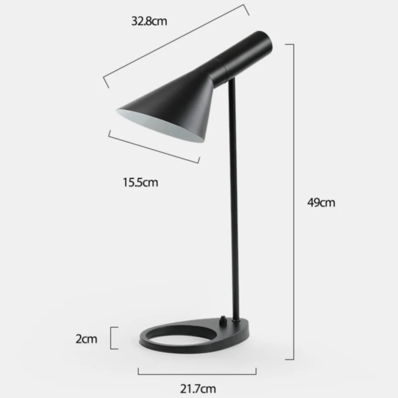 Guest room desk minimalist oblique desk lamp bedroom study eye protection reading lamp
