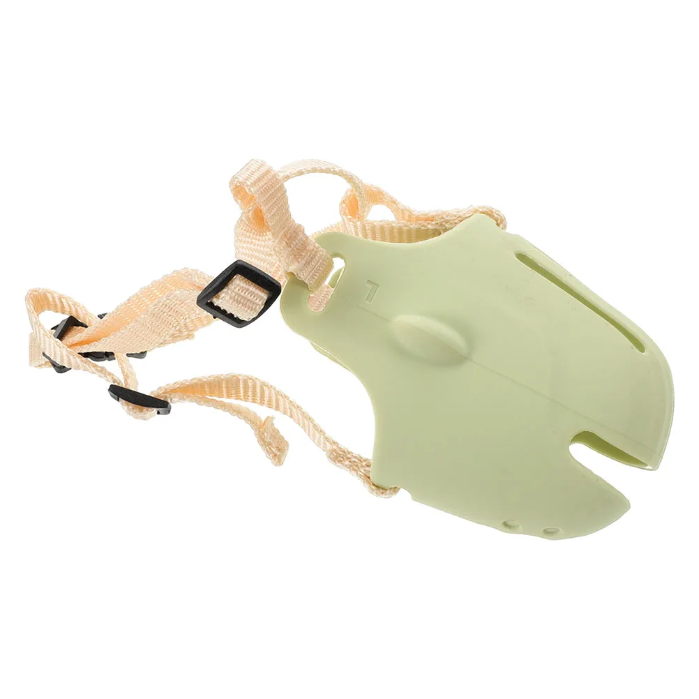 

Dog Muzzle Mouth Guard Light Green Medium Size Anti Bark Pet Mouth Cover Small Dogs Stopping Biting Licking Unwanted Chewing