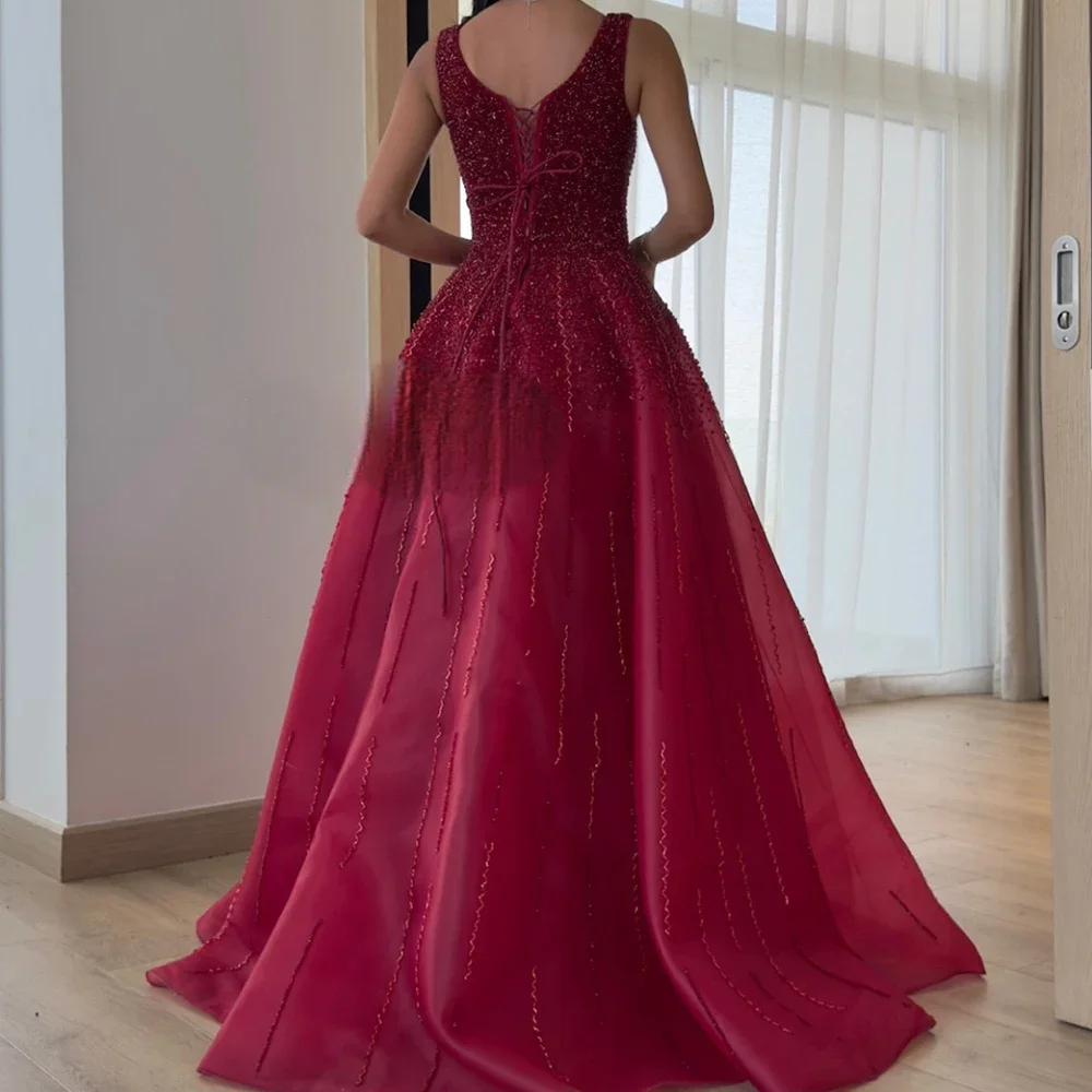 فستان سهرة للحفلات الراقصة للنساء فستان فاخر أنيق لحفلات الزفاف فساتين لحضور الحفلات الموسيقية 2025 امرأة فستاين سهرة/فساتين الحفلات رداء سهرة طويل مخصص