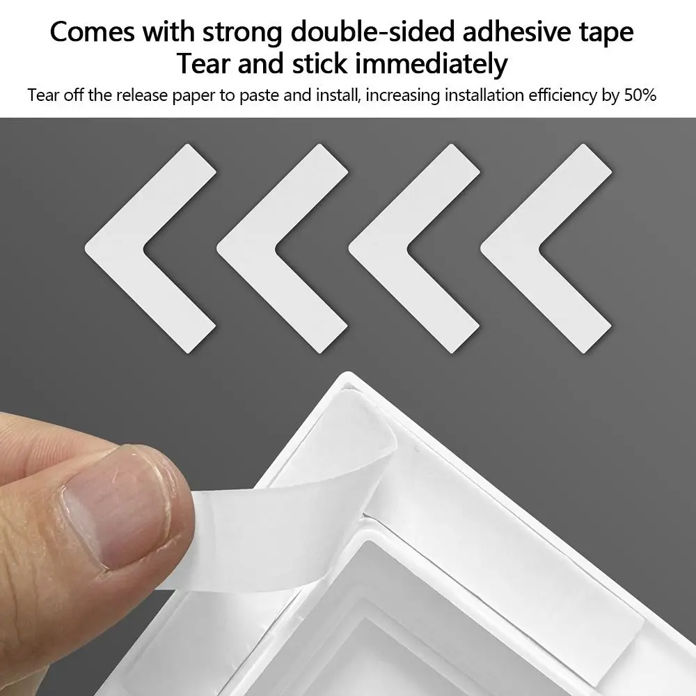 New Self-adhesive Access Panel Door Press-type Plastic Inspection Hole White Access Hatch Cover Doors Wall Ceiling
