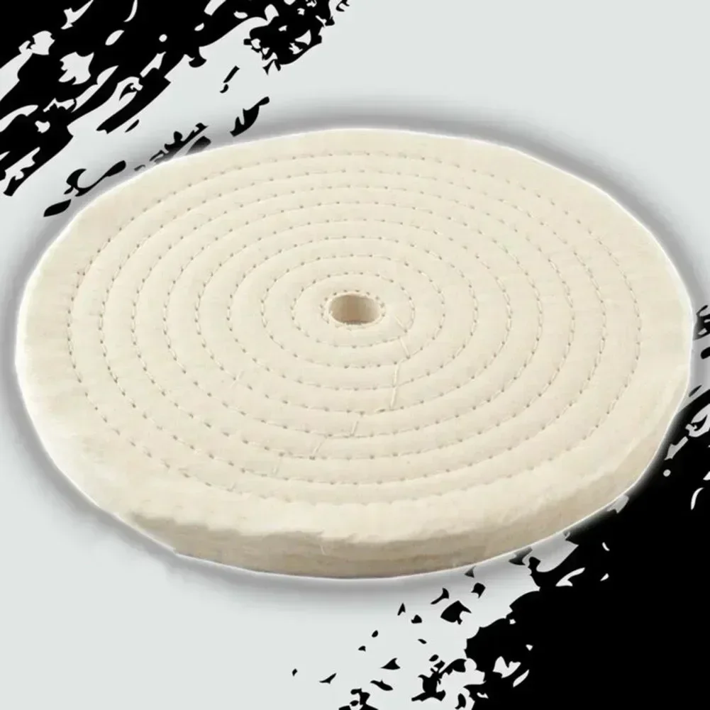 10 Inch Polishing Pad 250mm Buff Pad 50 Layers Jewelry Metal Polishing Sewn Stitch Cotton Spiral White Hot Sale
