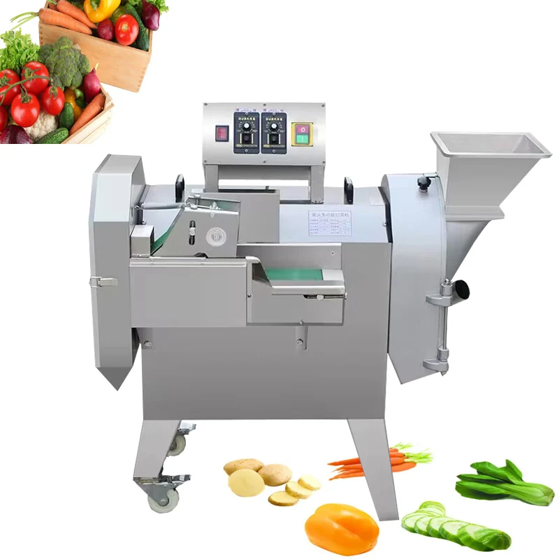 Onion Dicing Vegetable Fruit Tomato Photo Cucumber Carrot Kitchen Electric Vegetable cutter Machine for restaurant