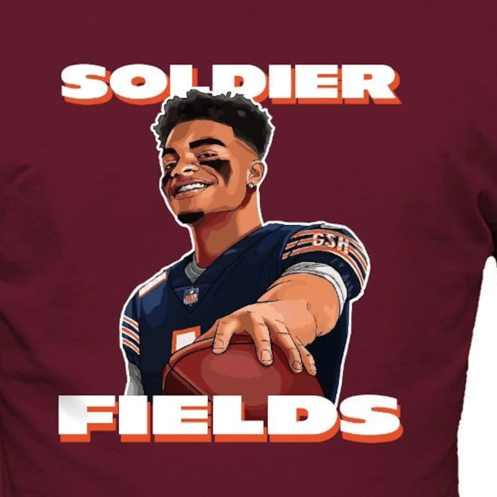 Soldier Fields Chicago Quarterback Football Fans T Shirt