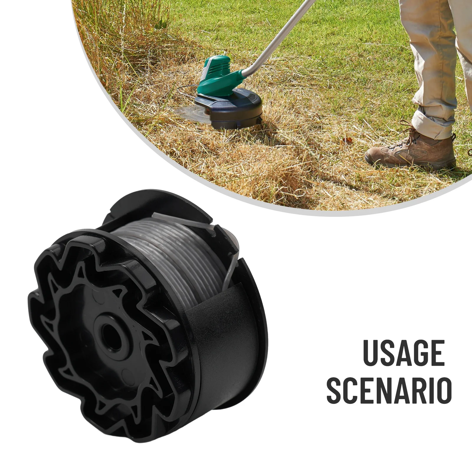 UniversalGrassCut 18182618260 Spool with Line for Bosch Grass Trimmer, 1 5mm Cutting Line, Easy to Replace Part