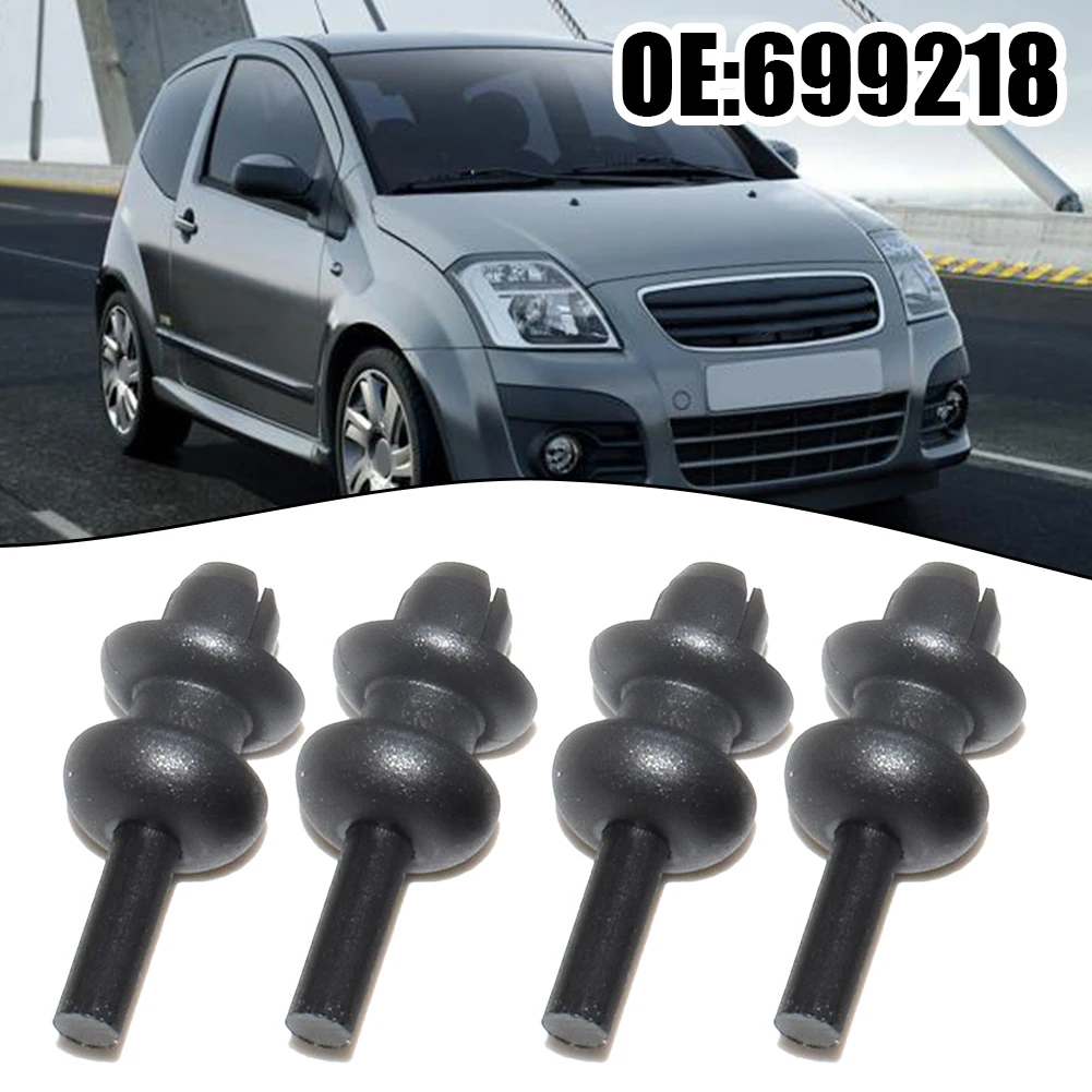 4PCS Car Trunk Parcel Shelf Pack Hanger String Clips Mounting Hook Bracket 699218 For C-itroen C2 C3 Car Accessories