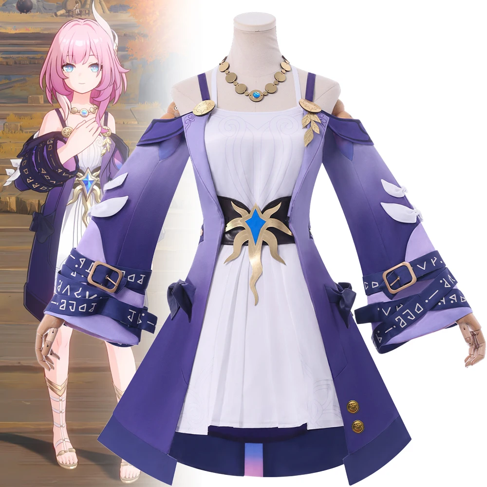 

Game Honkai：Star Rail Cyrene Cosplay Costume Girl Lolita Dress Uniform Halloween Carnival Party Clothes
