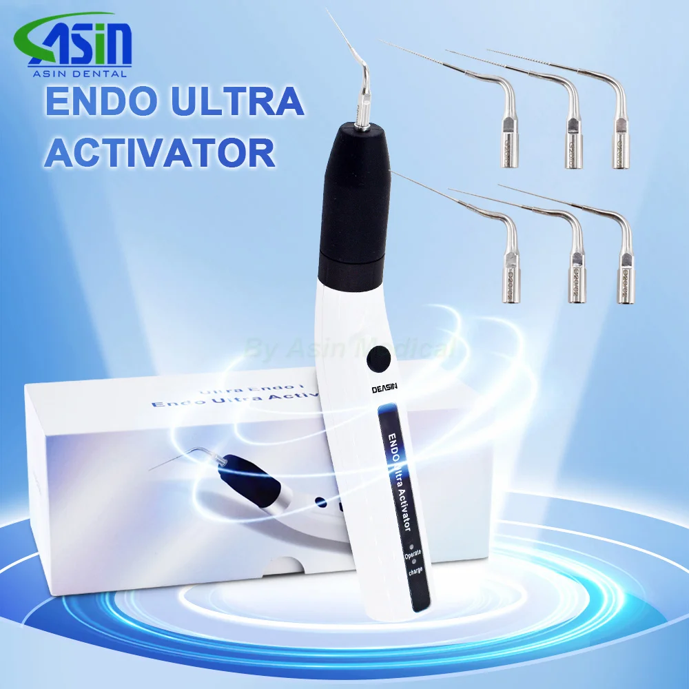 Dental Wireless Endo Ultra Activator Endodontic Irrigator Ultrasonic Handpiece 45Khz Dentistry Root Canal Instrument