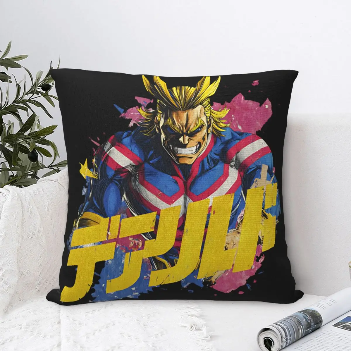 

Стильные автомобильные наволочки My Hero Academia All MightDecoration, чехлы на подушки, квадратные наволочки разных размеров