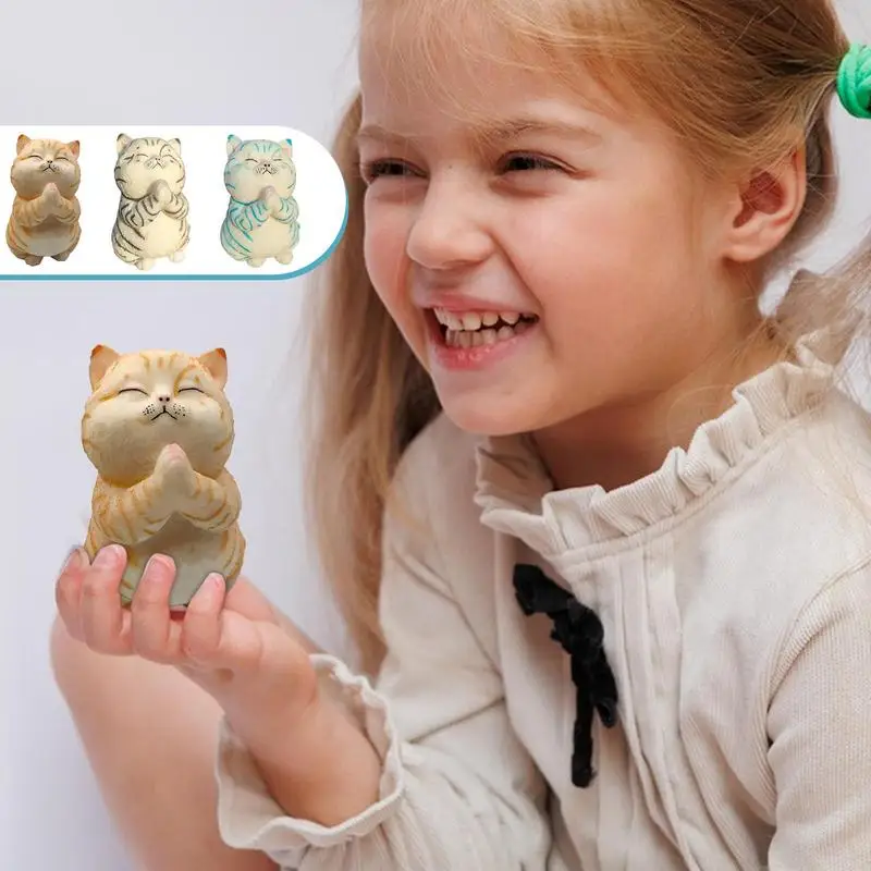 Cat Fidget Toy Elastic Sensory Fidget Toys Fidget Squeeze Toy Funny Slow Rising Stretchy Toys Stress Relief Sensory Toys For