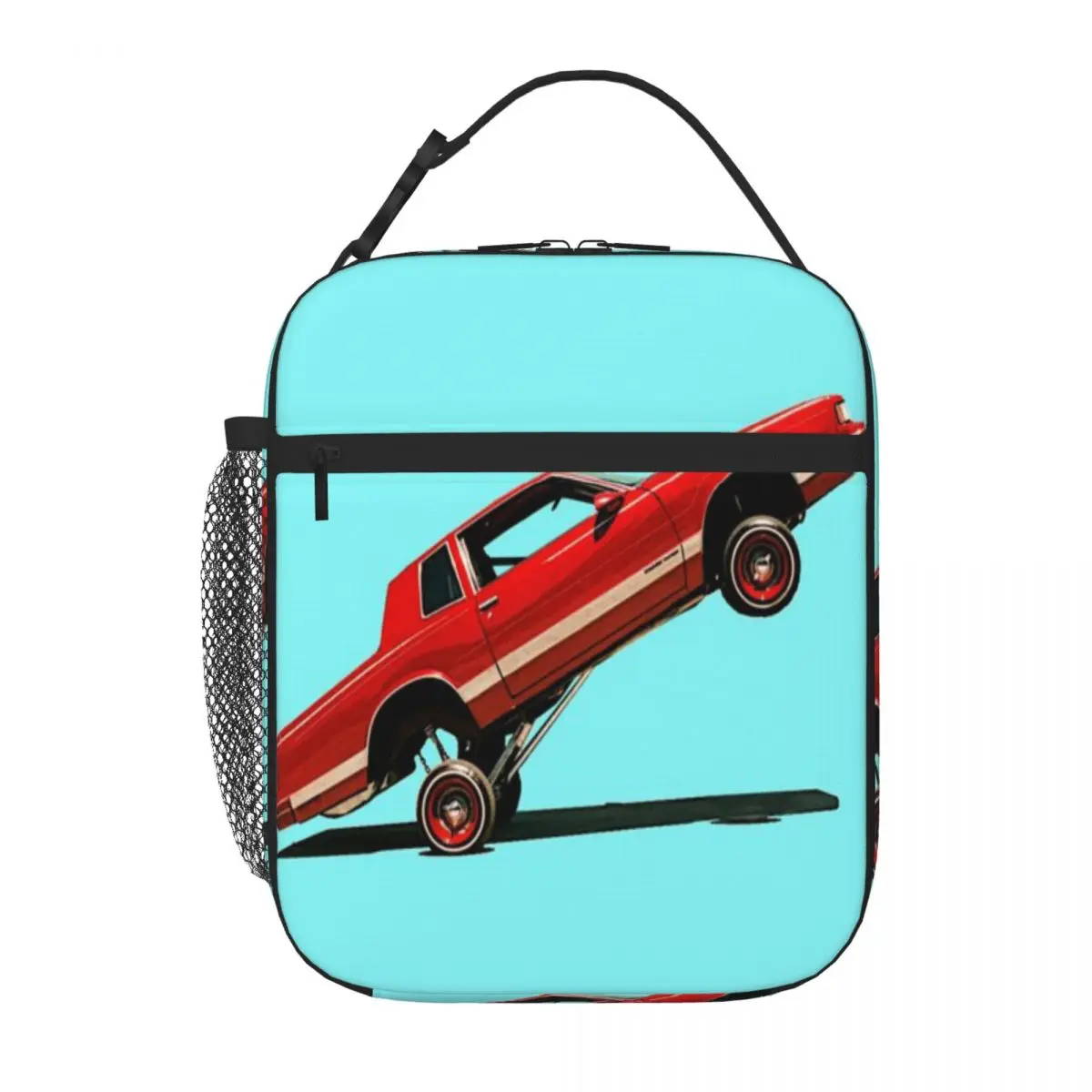 Bestselling Hopping Lowrider Car Simple Student Lunch Bag Desk Dining Meal Bag