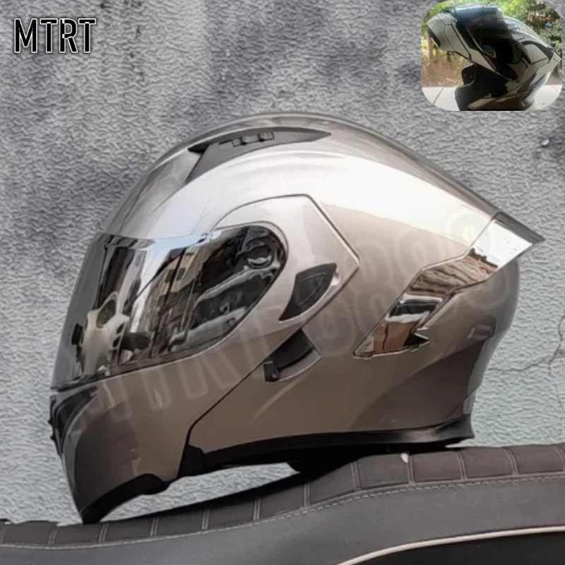 

DOT Approved Motorbike Helmet Unisex Motocycle Helmets Modular Filp Up Full Face Racing Helmet Dual Visors Casco Moto Capacetes