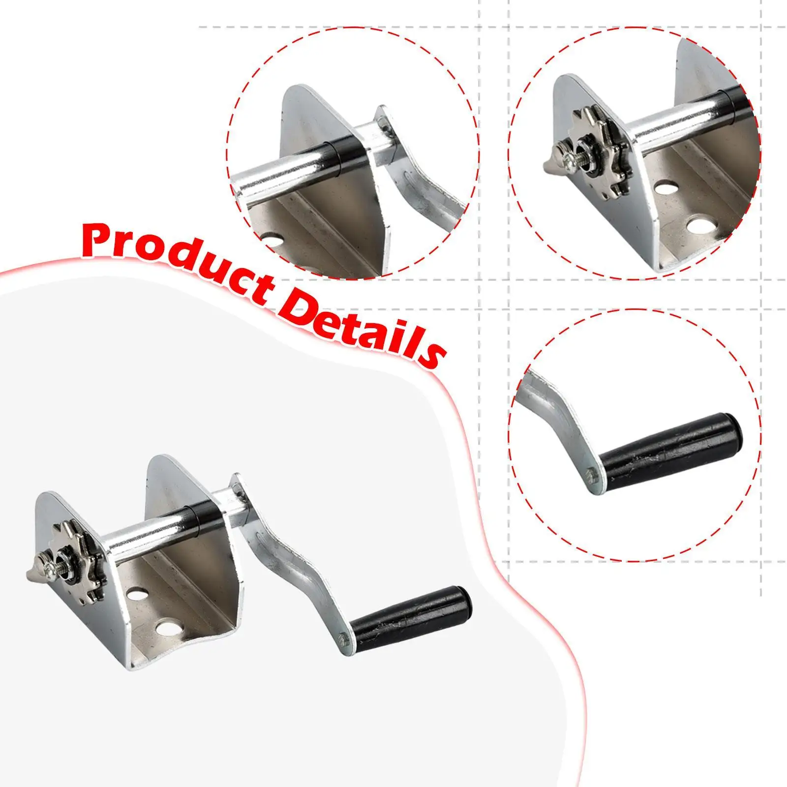 Sportnetz Spanner Spanngerät Zubehör Tennis Pole Net Spanner Handkurbel Drahtspanner für Outdoor Gym Hinterhof