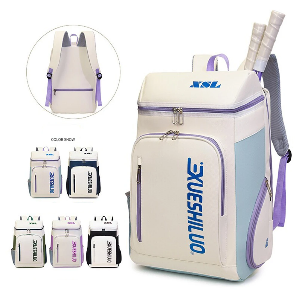 

Рюкзак для бадминтона и тенниса Oxford, водонепроницаемый спортивный рюкзак для фитнеса унисекс для студентов, сумка для хранения для тренировок на открытом воздухе