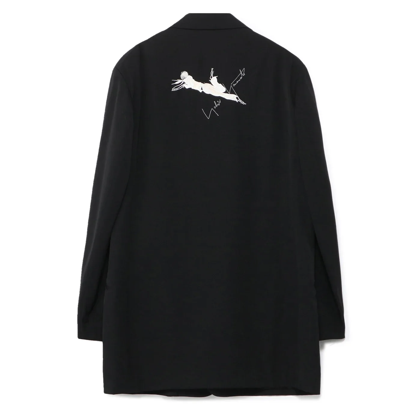 

YOJI OOAK Classic replica heavy industry female embroidery wool suit jacket for men and women