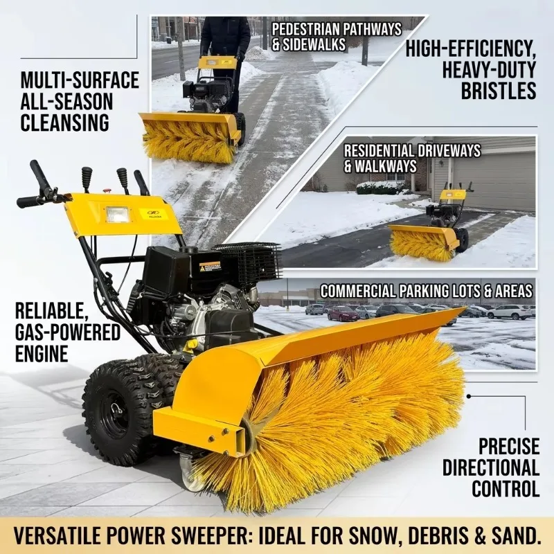 High Quality New Winter Road Sweeper Snow Efficient Sweeper Snow Snow Blower Machine