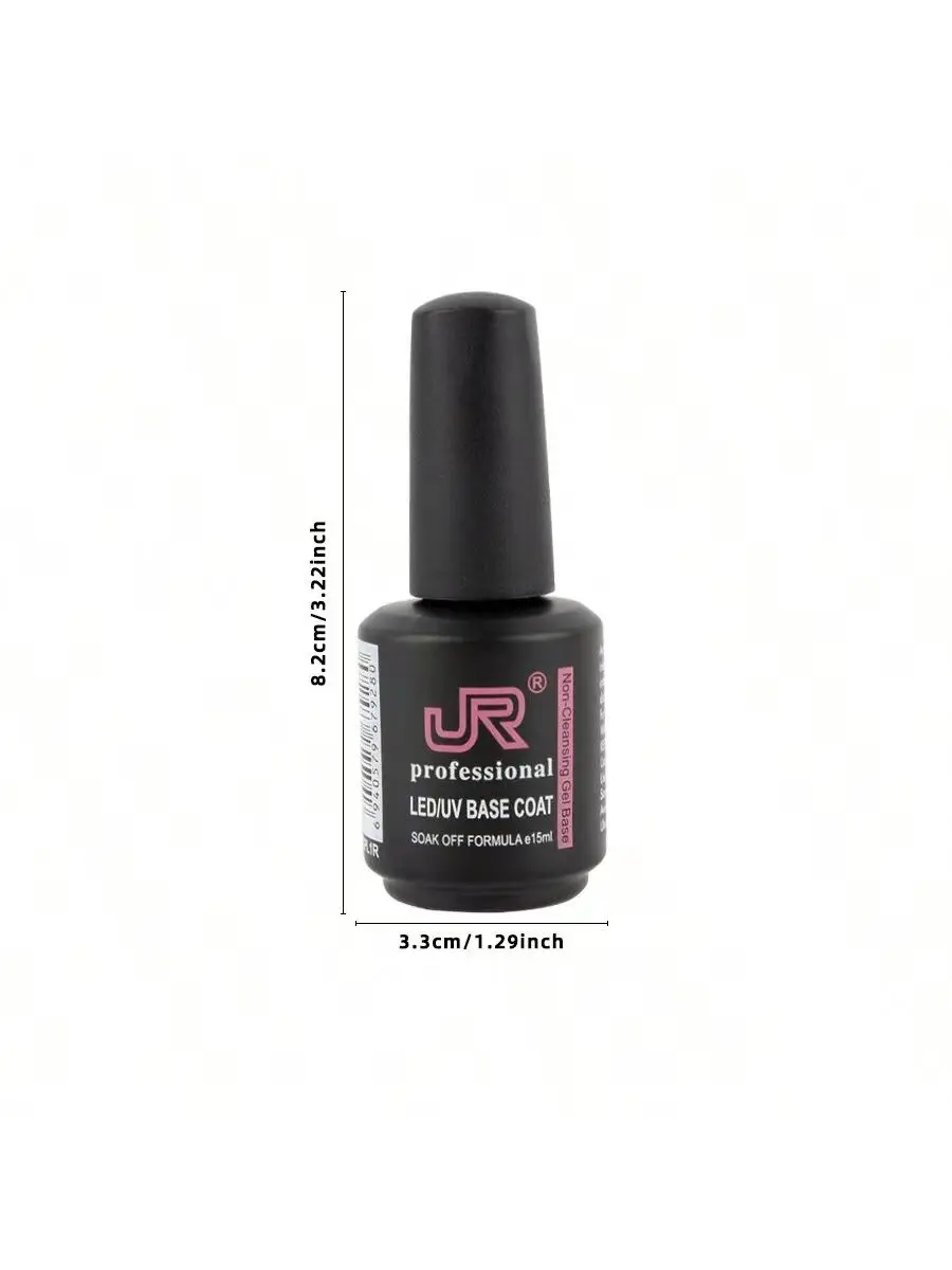 15Ml 6 Stks/doos Top Coat Base Coat Met Jr Private Label Langdurige Versterkende Bling Nagelgel Top En Base Coat Nagellak