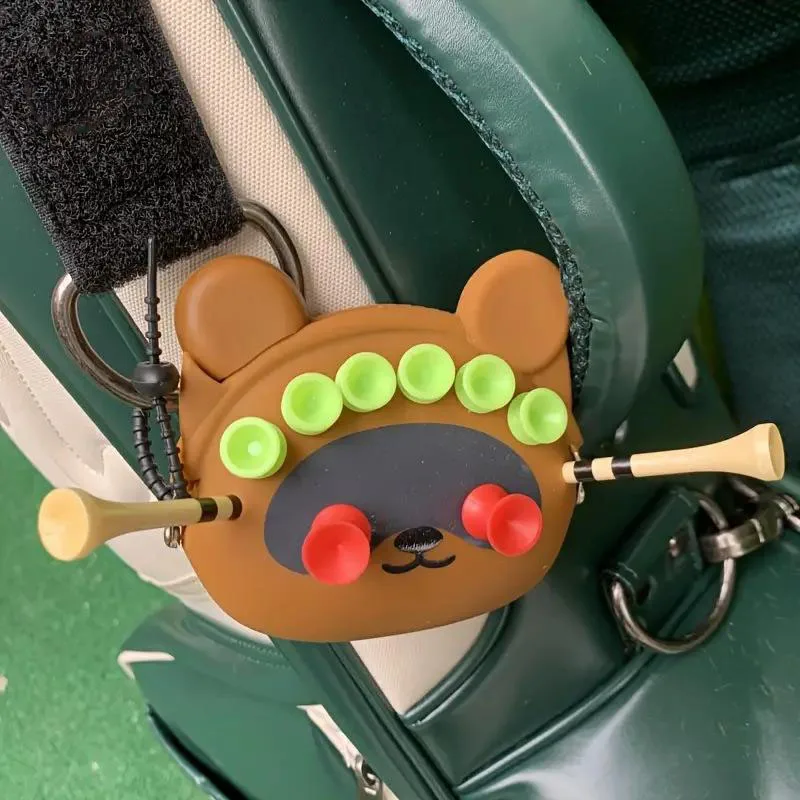 

Golf Doll Ball Tee Insert Golf Ball Bag Ball Tee Storage Bag Comes with Golf Nails Golf Bag Golf Supplies