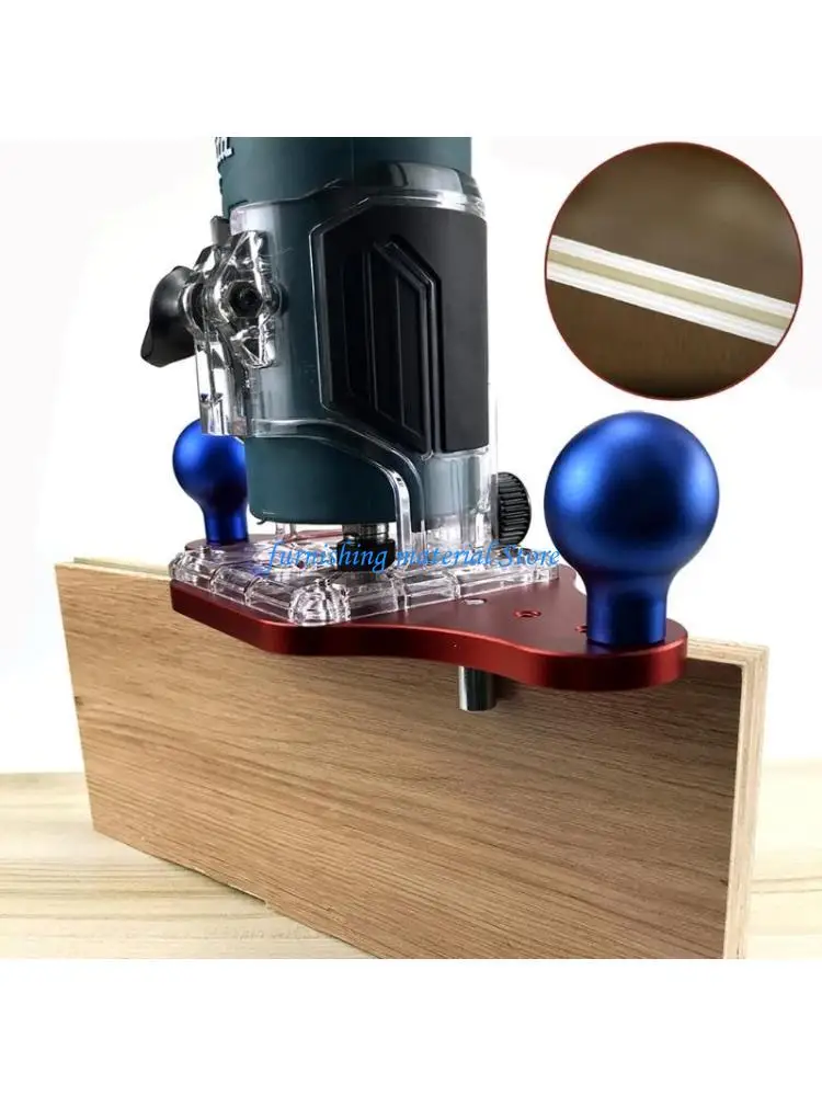 

Y5GD Versatile Woodworking Router Table Insert Plate High Accuracy Board for Cutting, Labor saving and Long lasting