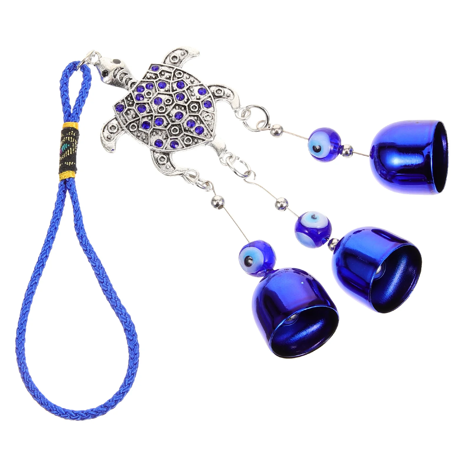 

Evil Eye Hanging Decor Turkish Blue Eye Charm Bells Car Hanging Ornament Wall Decoration Protection Charm Car Accessories