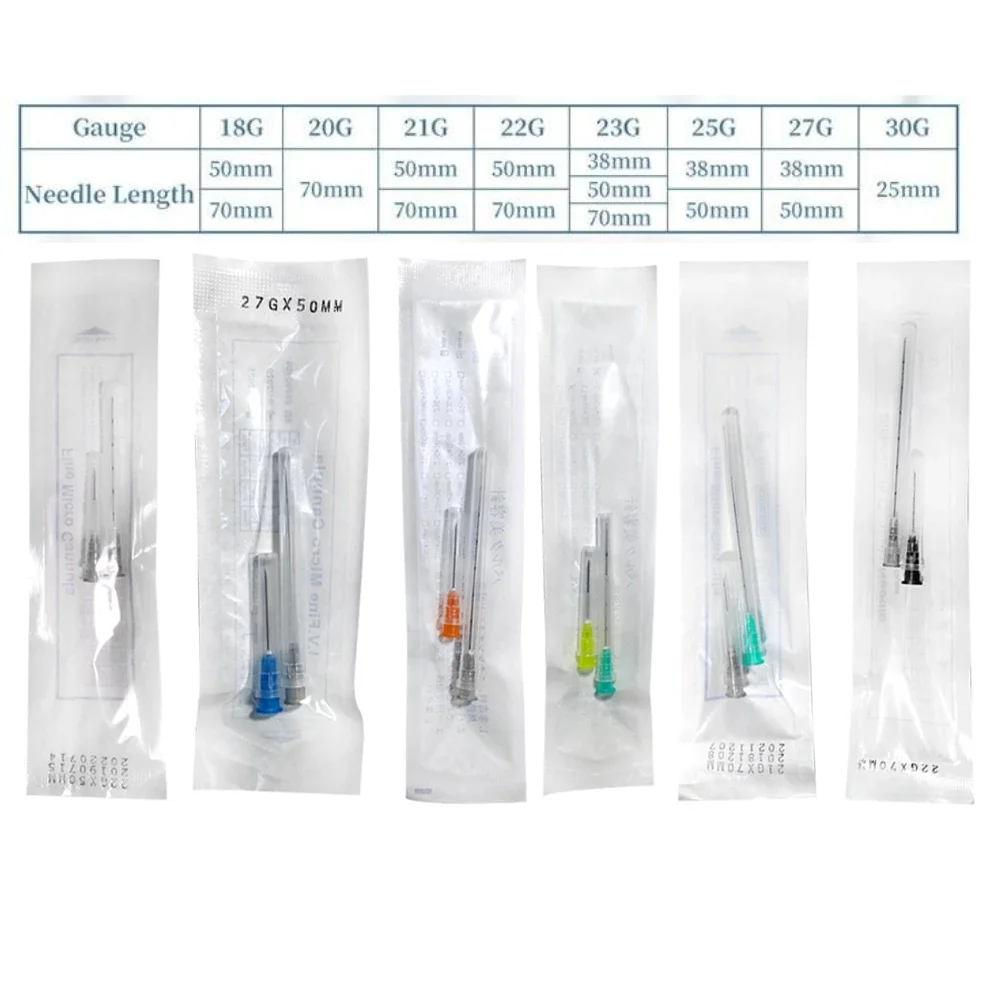 New Blunt Tip Micro Cannula 14g,18g, 22g, 23g, 25g, 27g, 30g