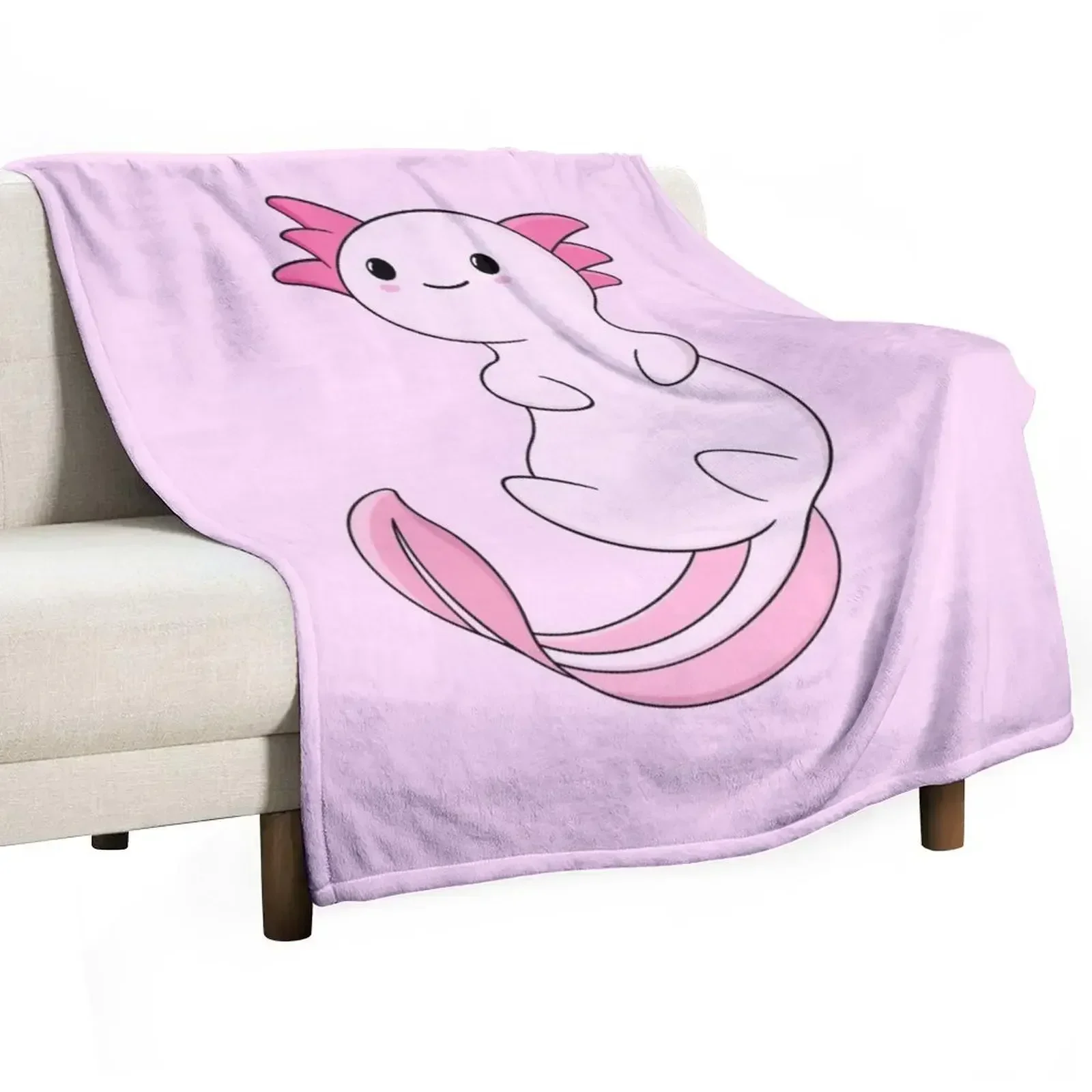 

cute axolotl - cute axolotl design Throw Blanket For Sofa Thin Weighted Luxury Throw Comforter Blankets