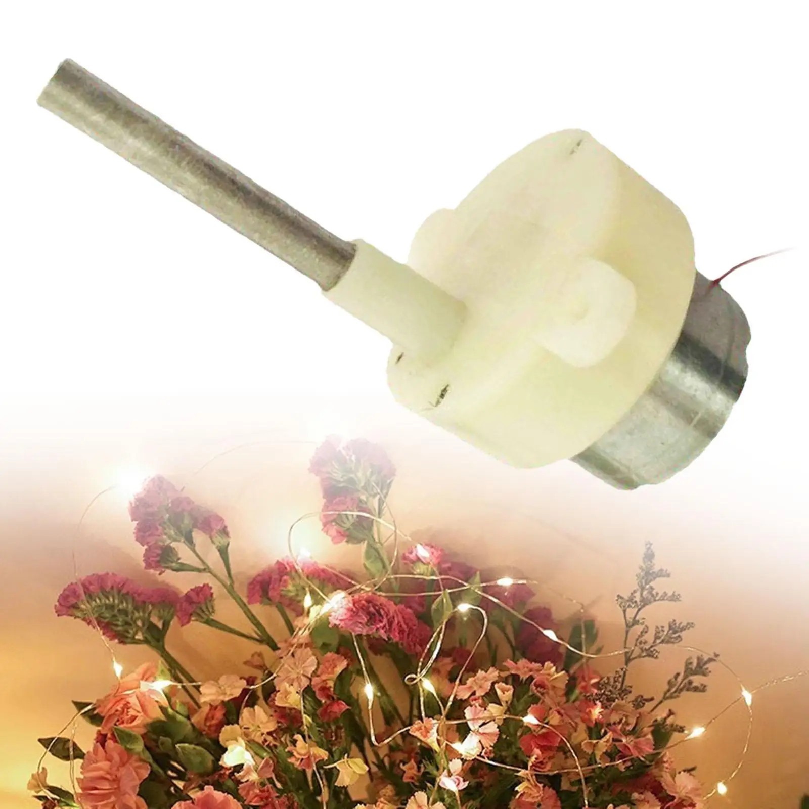 LED Small Turn Ball Light Motor Electric Motor Lightweight Versatile Rotating Motor Disco Ball Motor for Home Bands Party DIY