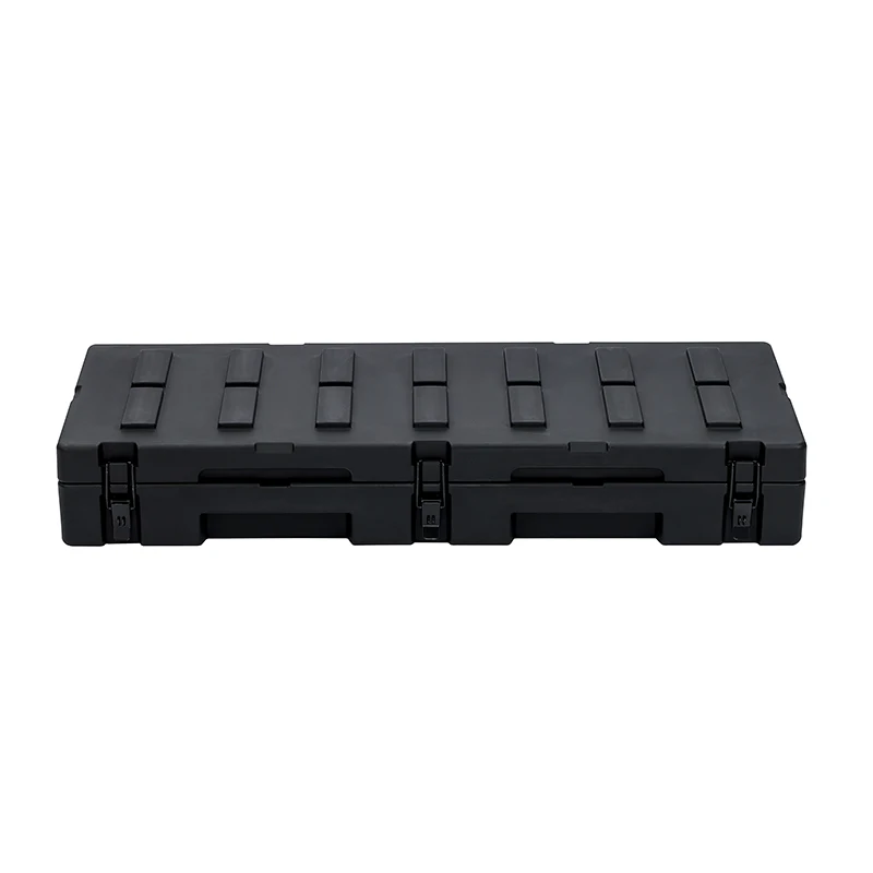 

83L Rugged Case LLDPE Plastic Cargo Case Rotomolding Tool Box 4WD Storage Box Roof Rack Low Profile Hard Case