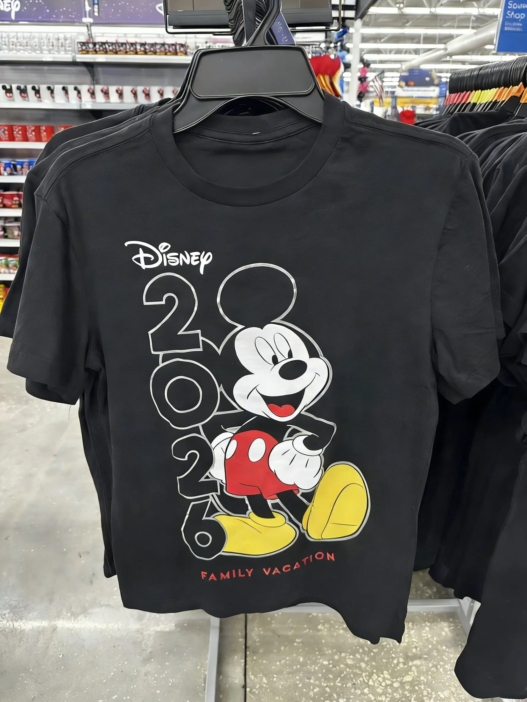 

Женская футболка Disney Minnie Mickey 2026, повседневная футболка большого размера с короткими рукавами, топы с мультяшным принтом, уличная одежда, модная летняя новинка Y2k