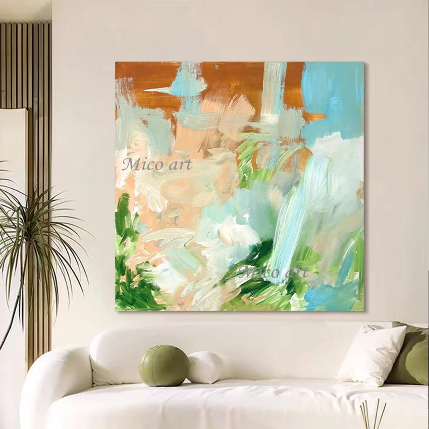 

Aesthetic Room Decoration Art Canvas Dropshipping Abstract Oil Paintings Acrylic Wall Mural New Design Handmade Artwork Gifts