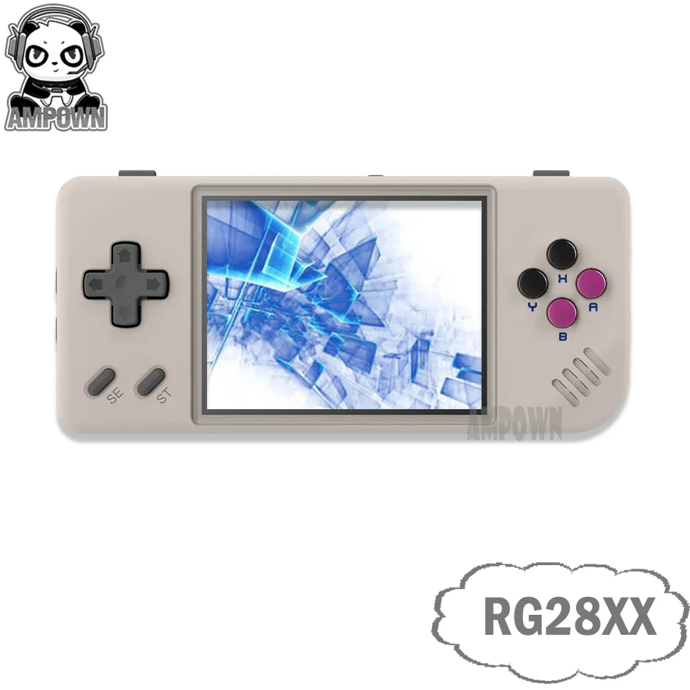 ANBERNIC RG28XX 2.83 Inches Retro Portable Video Game Consoles 3100mAh  H700 Chip LPDDR4  1GB Mini 640*480 Handheld Game Players