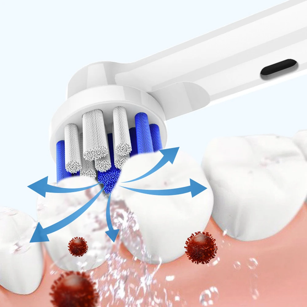 Whitening Opzetborstels Refill Voor Oral B Opzetborstels 4 Stuks 3D Vervanging Reserveonderdelen Voor Groothandel Oral B Tandenborstel Nozzles