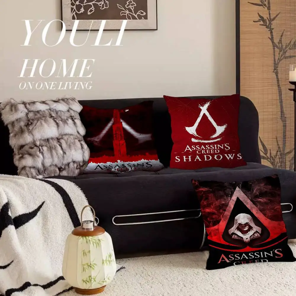 

A-Assassin's C-Creed-es Cushion Cover Car Throw Pillow Case For Sofa Car Christmas Gift 40x40cm 45x45cm