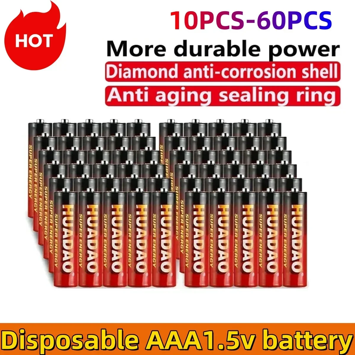 1.5V AAA Alkaline Battery Disposable Dry Cell for Wireless Mouse Keyboard LED Light Toy Camera Razor Gamepad AAA Batteries