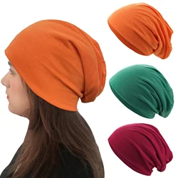 2023 New Slouchy Beanie Caps Hip-Hop Soft Lightweight Running Adult Dwarf Hats Chemo Cap For Men Women Breathability Bonnet