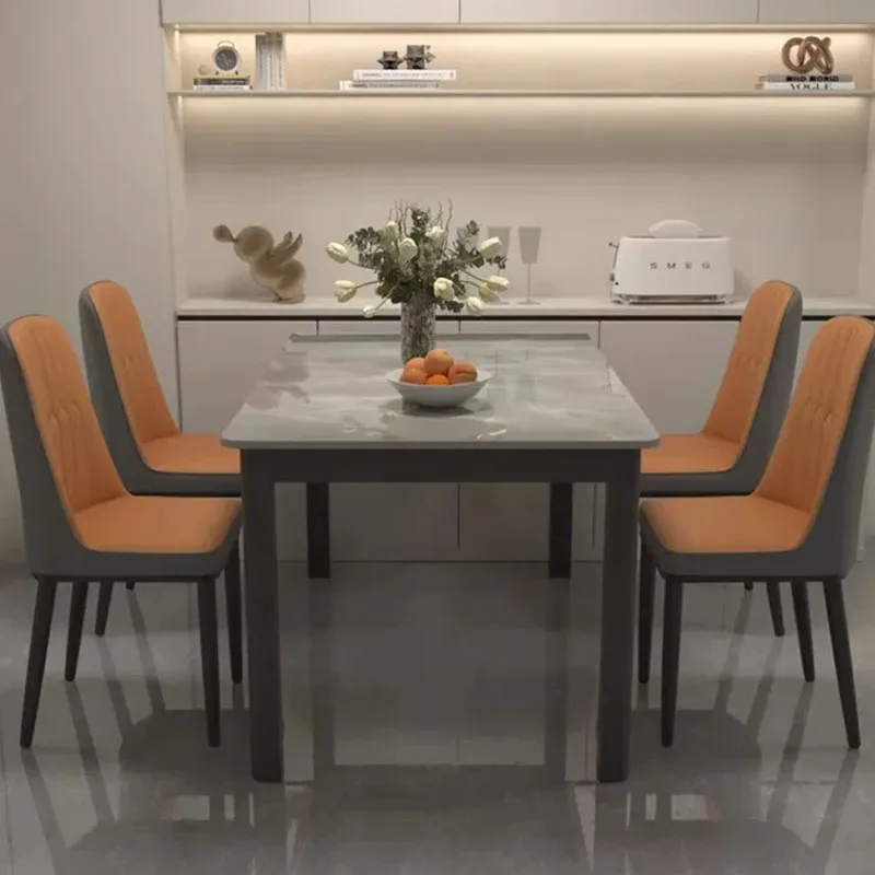Center Restaurant Dining Table Coffee Chairs Modern Luxury Salon Dining Table Designer Writing Mesas De Jantar Home Furniture